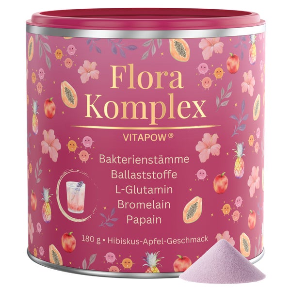 Vitapow Flora Komplex mit Bakterienkulturen als Trinkpulver 180 g