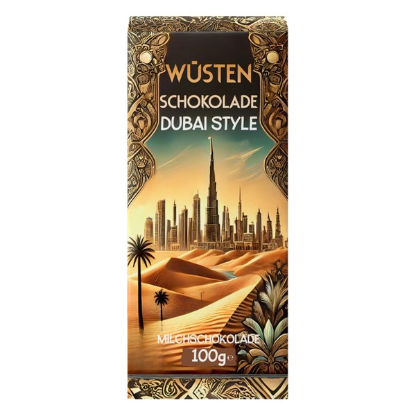 Wüsten Schokolade Dubai Style Milchschokolade 100 g