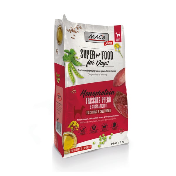 MAC's DOG - Monoprotein Pferd 3 kg