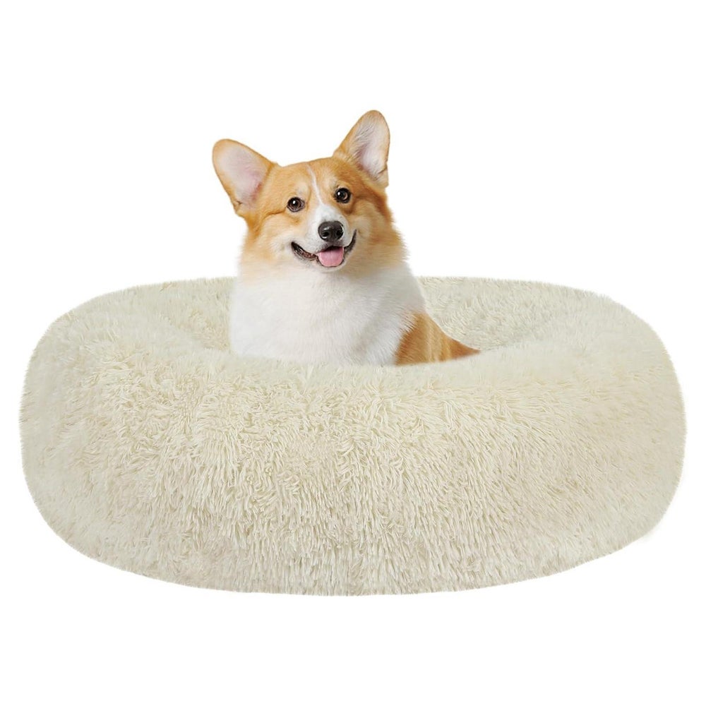 Hundebett orthopädisches rund Donut L 70 x B 70 x H 20 cm Be 1 St