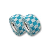 Produktabbildung: LisaCare Fingerpflaster 2,5cm x 4,5m - 2er Karo Blau 2 St