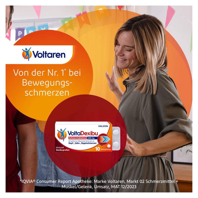 Voltadexibu Schmerztabletten 200 Mg Filmtabletten 20 St