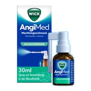 Produktabbildung: Wick Angimed Mentholgeschmack 2mg/ml+0,5mg/ml Spray 30 ml