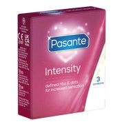 Pasante Intensity Kondome mit Noppen & Rillen 3 St (3 Kondome) 3 St