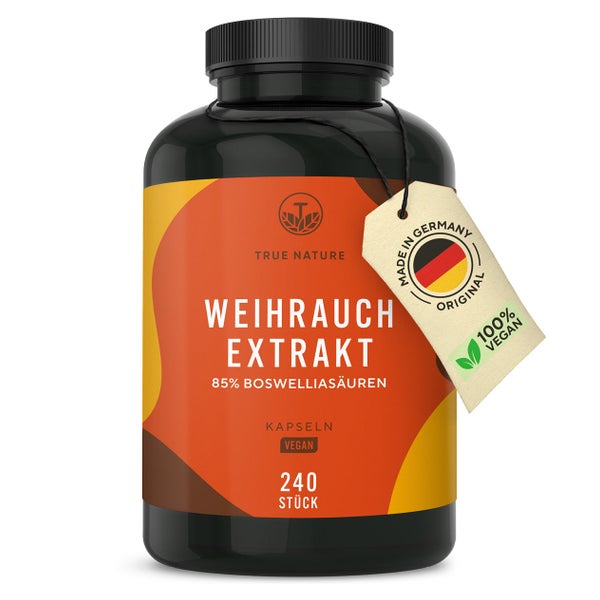 Weihrauch Extrakt Kapseln - 85% Boswelliasäure - Made in DE 240 St