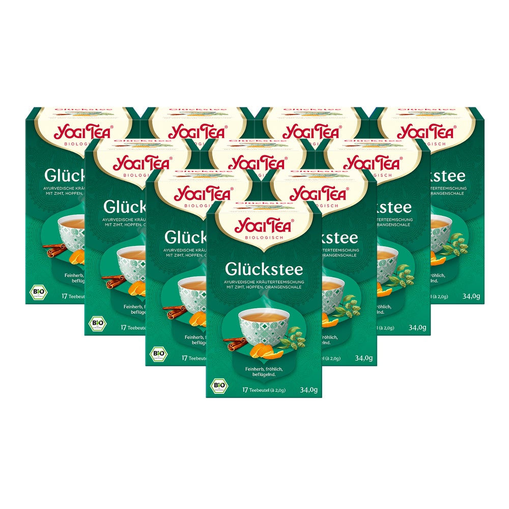 Yogi Tea - Glücks Tee Bio Kräutertee | 10 x 34g 10x17 St