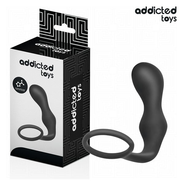 Addicted Toys - Silikon Analplug mit Hodenring