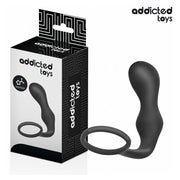 Addicted Toys - Silikon Analplug mit Hodenring