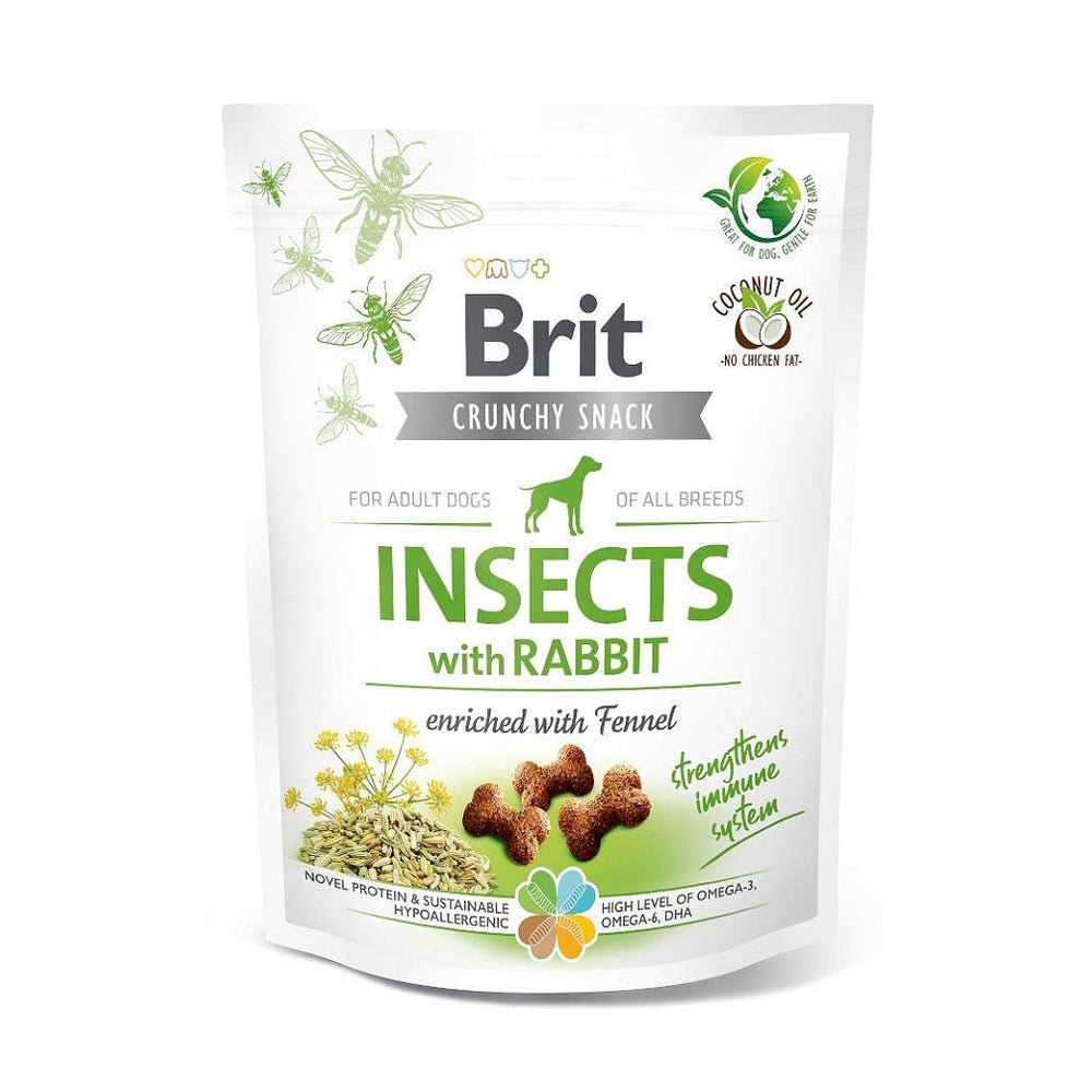 BRIT Care Dog Crunchy Crakcer Insect & Rabbit 0,25 kg