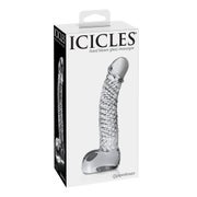 Icicles - Handgefertigter Glasdildo "Icicles No. 61"