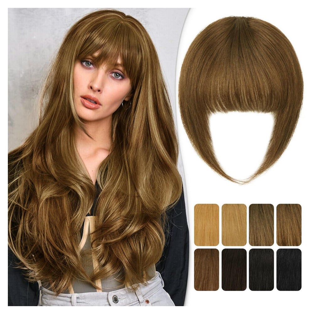 Pony Clip Echthaar Extensions Front 15g (Packung mit 1) Hell 1 St