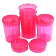Medi-Inn Schnabelbecher 250 ml Praktisches Set: 5 Unterteile mit 10 Deckeln rot 1 St