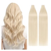 Haarverlängerungen Tape Extensions Echthaar Blond 40 45 cm W 1 St