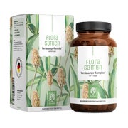 Verdauungs Komplex mit Flohsamenschalen mit Süßholz und Calcium - FLORASAMEN - 120 vegane Kapseln - NATURTREU® 120 St