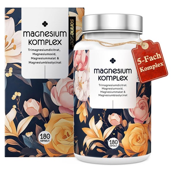 Sonnesee Magnesium Komplex 4 in 1, 180 Kapseln 180 St