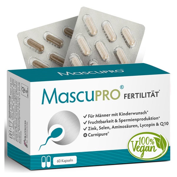 MascuPRO Fertilität Kinderwunsch & Fruchtbarkeit 60 St
