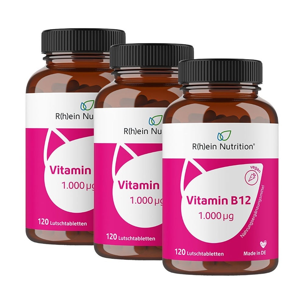 Dreierpack Vitamin B12 1.000 µg 3X120 St