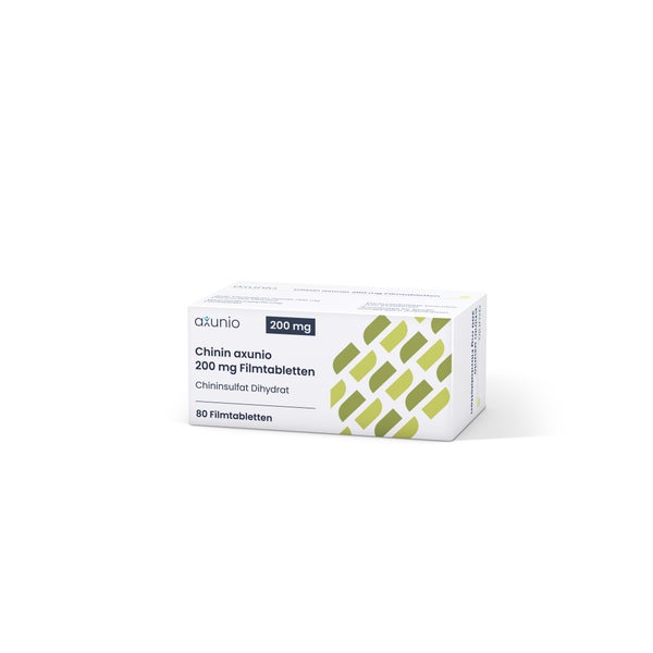 Chinin Axunio 200 Mg Filmtabletten 80 St