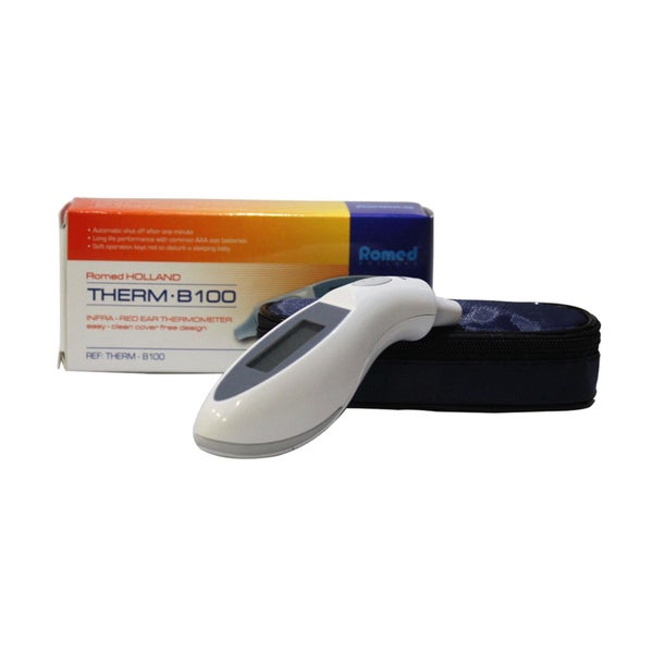 Romed Infrarot Ohr Fieberthermometer digital inkl. Tasche und Batterie 1 St