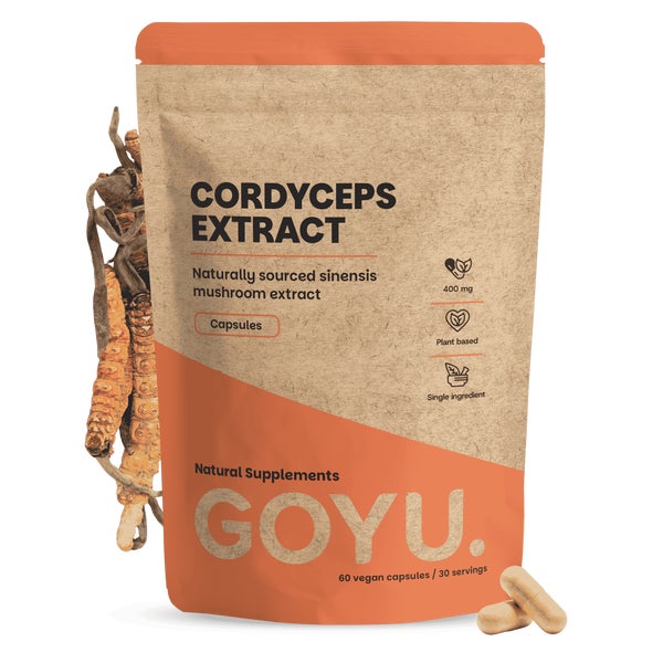 GOYU® Cordyceps Extrakt Kapseln 400 mg 60 St