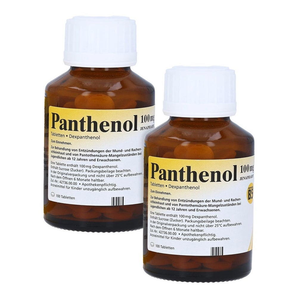 Panthenol 100 mg JENAPHARM Doppelpack 2X100 St