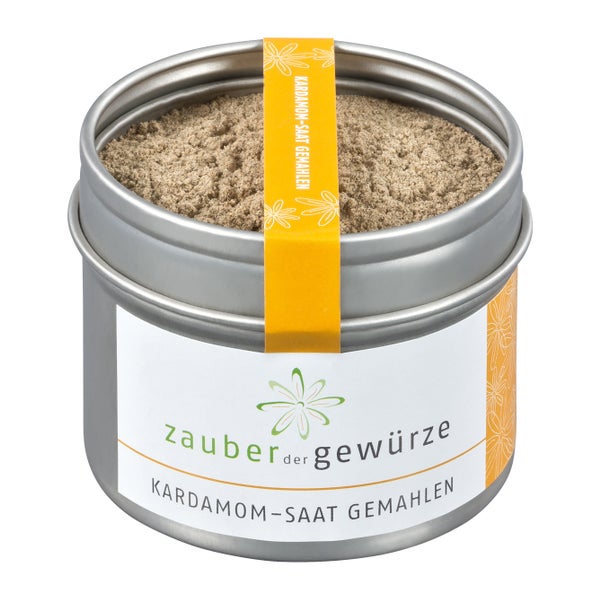 Zauber der Gewürze Kardamom-Saat gemahlen (ohne Schale gemahlen) 40 g