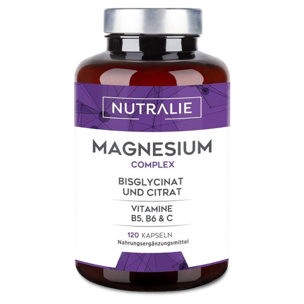 Nutralie Magnesium Complex Bisglycinate & Citrate 120 St