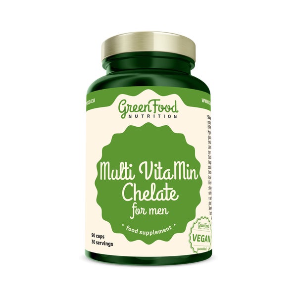GreenFood Nutrition Multi VitaMin Chelate für Männer 90 St