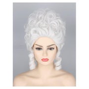 Perücke Damen Bienenstock Vintage Barock Blond Locken Weiß 1 St