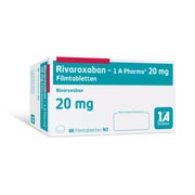 Rivaroxaban-1a Pharma 20 Mg Filmtabletten 98 St