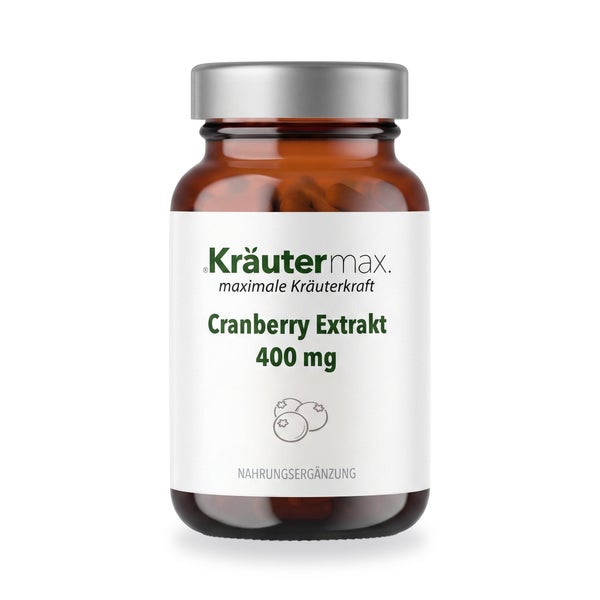 Kräutermax Cranberry Extrakt 400 mg Kapseln 90 St