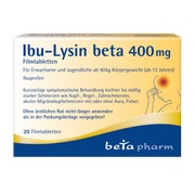 Produktabbildung: Ibu-lysin Beta 400 Mg Filmtabletten 20 St