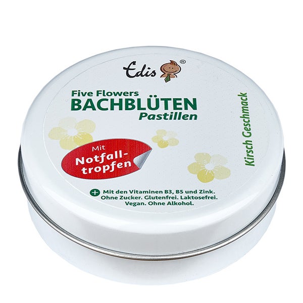 Edis® Five Flowers Bachblüten Pastillen Kirsch Geschmack 50 g