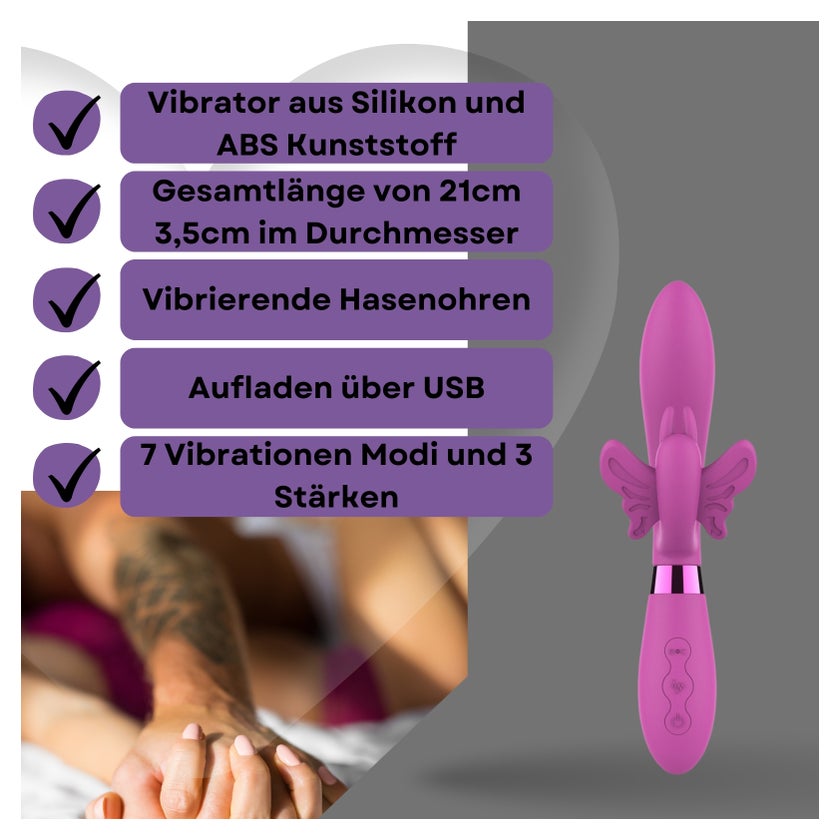 Lovelyness - G-Punkt und Klitoris Vibrator "Farfalla" online kaufen |  DocMorris