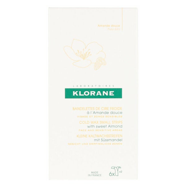 Klorane Cold Wax Small Strips With Sweet Almond 0,023 kg