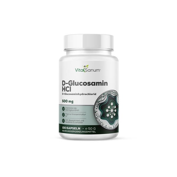 VitaSanum® – D-Glucosamin HCl – 1000 mg Tagesportion 100 St