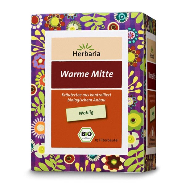 Herbaria Warme Mitte Tee Bio 24 g