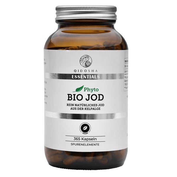 Bio Jod (pflanzlich) aus der Kelpalge im Glas 124 g