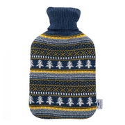 axion® Wärmflasche mit Bezug blau-gelb | einseitig Kiefer 1 St
