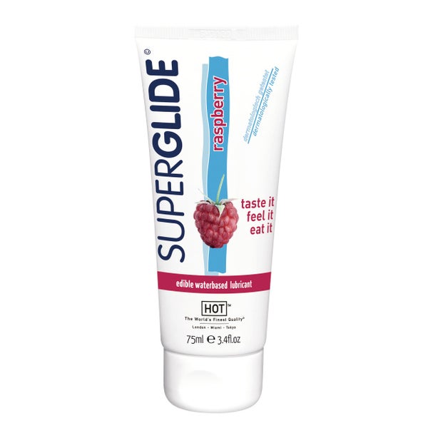 Hot - Hot Superglide Waterbased Raspberry 75 ml