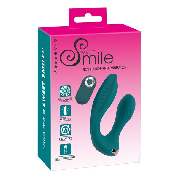 Sweet Smile - RC Hands-Free Doppelvibrator - Fernbedinung 1 St
