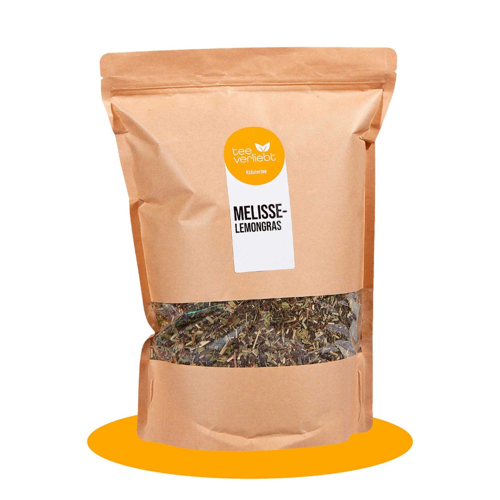 teeverliebt - Melisse Lemongras loser Kräutertee Großpackung I Kräutertee mit Zitronennote | 100g 100 g