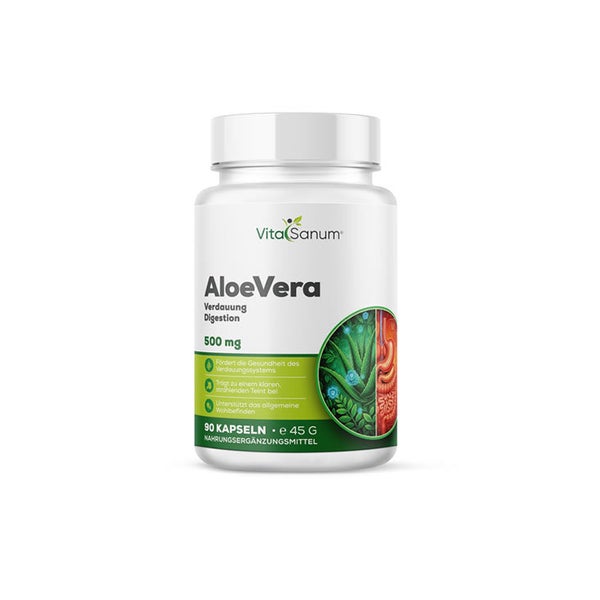 VitaSanum® – Aloe-Vera-Extrakt (Aloe vera) – 1000 mg Tagesportion 45 g