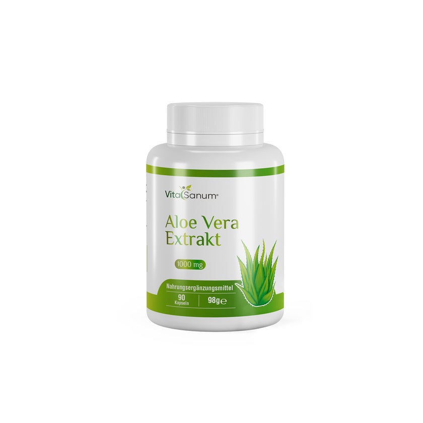 VitaSanum - Aloe Vera Extrakt 1000 mg 90 Kapseln St online kaufen |  DocMorris