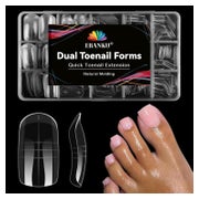 Nagelformen Polygel Tips Zehennägel Quadratisch Dual 300PCS 1 St