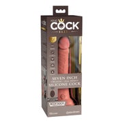 King Cock - KCE 7 DD Vibrating Cock RC Lig
