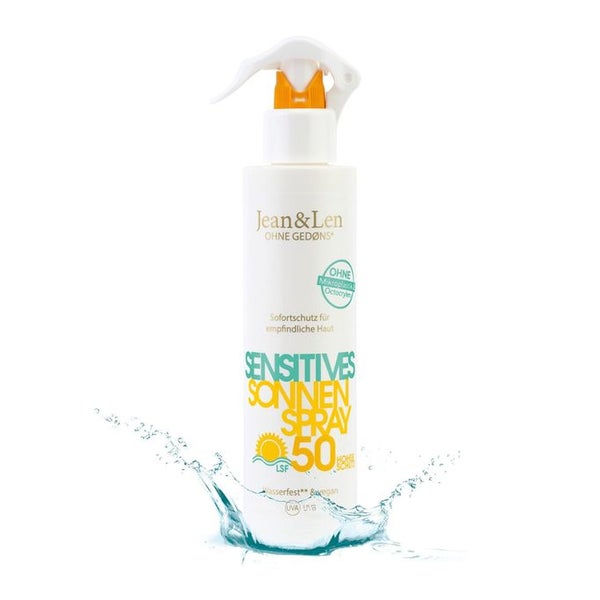 Jean & Len Sensitiv Sonnenspray 50 LSF 250 ml