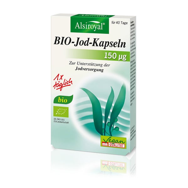 Alsiroyal BIO-Jod-Kapseln, 40 St. 40 g
