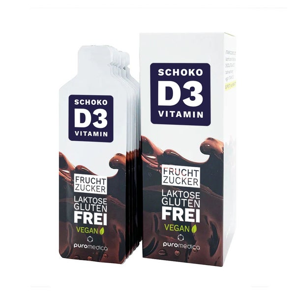 Nuion Vitamin D3 Schokolade Sachets 10X10 g