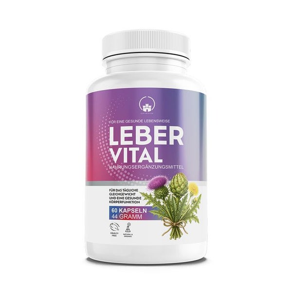 Saint Nutrition® Leber Vital | Natürliche Inhaltsstoffe | mit Mariendistel, Löwenzahn & Artischocke 44 g